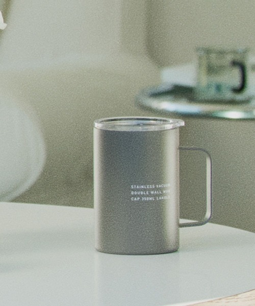 LAKOLE（ラコレ）の「【保温保冷】フタ付きステンレスマグ[350ml] / 189245（グラス/マグカップ/タンブラー・レディース・アイボリー/チャコール・FREE）」の19枚目の写真