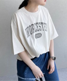LOWRYS FARM | カコウカレッジロゴTシャツ 191864(Tシャツ/カットソー)