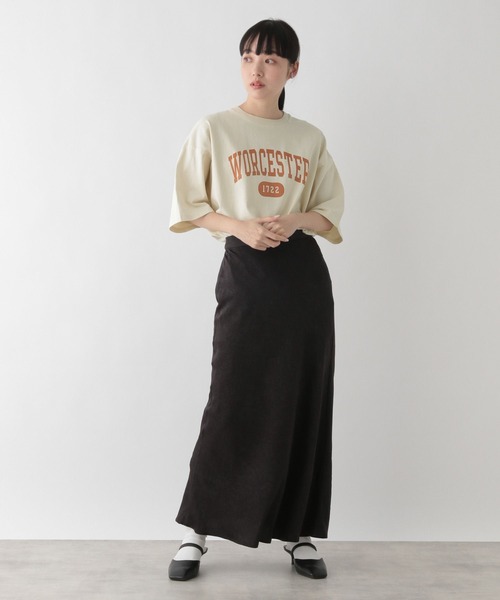 トップス w.w LOWRYS FARM（ローリーズファーム）の「カコウカレッジロゴT