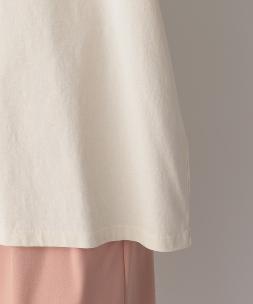 LOWRYS FARM（ローリーズファーム）の「カコウカレッジロゴＴシャツ　191864（Tシャツ/カットソー・レディース・グレー/アイボリー/チャコールグレー/ホワイト・FREE）」の19枚目の写真