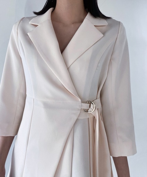 REDYAZEL(レディアゼル)の「アシメテーラージャケットワンピース(ワンピース・レディース・ラベンダー/ブルー/オフホワイト・SMALL/MEDIUM)」の12枚目の写真