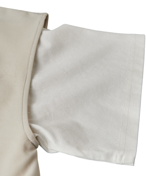 NO ID.（ノーアイディ）の「【NO ID.】Asymmetric Three-Layered Crew-Neck T-Shirt / アシンメトリー スリー レイヤード クルーネック Tシャツ（Tシャツ/カットソー・メンズ・ホワイト/グレー/ブラック・2/1）」の13枚目の写真