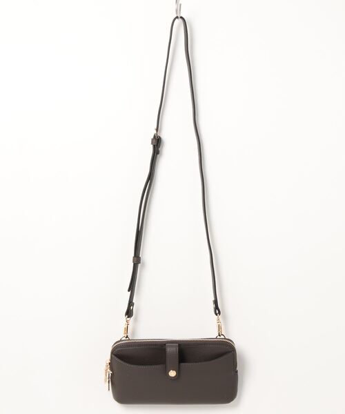 SALON de RUBAN(サロンドルヴァン)の「【SALON de RUBAN / サロン ド ルヴァン】 ミニショルダーポシェット(ショルダーバッグ・レディース・ブラック/グレー/アイボリー/グリーン/ピンク/シルバー/ブルー/レッド/ベージュ・FREE)」の4枚目の写真