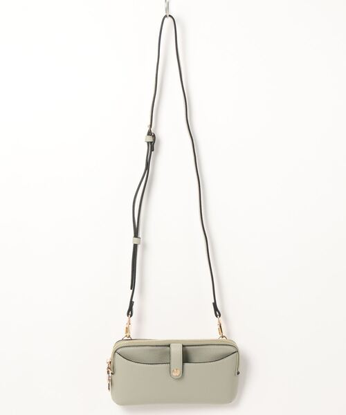 SALON de RUBAN(サロンドルヴァン)の「【SALON de RUBAN / サロン ド ルヴァン】 ミニショルダーポシェット(ショルダーバッグ・レディース・ブラック/グレー/アイボリー/グリーン/ピンク/シルバー/ブルー/レッド/ベージュ・FREE)」の6枚目の写真