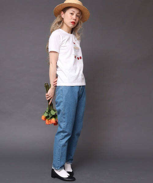 peu pres（プープレ）の「喫茶Tシャツ（Tシャツ/カットソー・レディース・ベージュ/グリーン・FREE）」の12枚目の写真