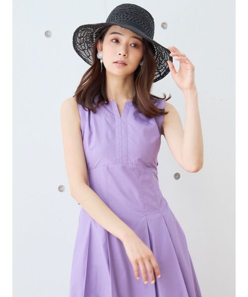 MERCURYDUO(マーキュリーデュオ)の「ペーパーハット(ハット・レディース・アイボリー/ブラック・FREE)」の15枚目の写真