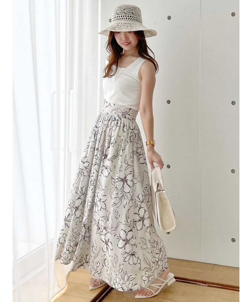 MERCURYDUO(マーキュリーデュオ)の「ペーパーハット(ハット・レディース・アイボリー/ブラック・FREE)」の18枚目の写真