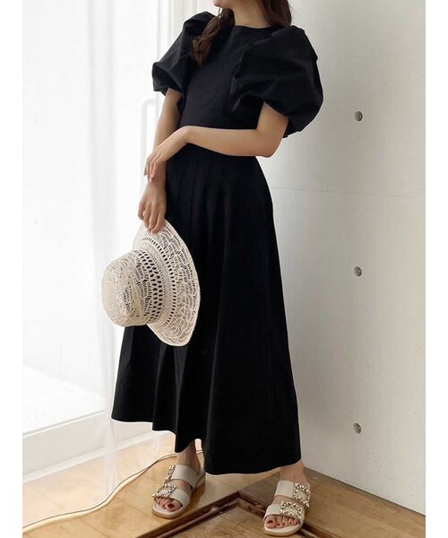 MERCURYDUO(マーキュリーデュオ)の「ペーパーハット(ハット・レディース・アイボリー/ブラック・FREE)」の4枚目の写真