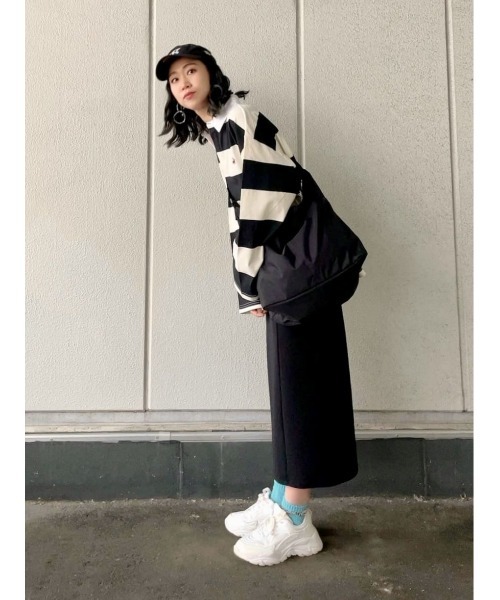 Right-on（ライトオン）の「【HONEYSUCKLE ROSE】ペンシルスカート（スカート・レディース・ブラック/グレー・M/L）」の13枚目の写真