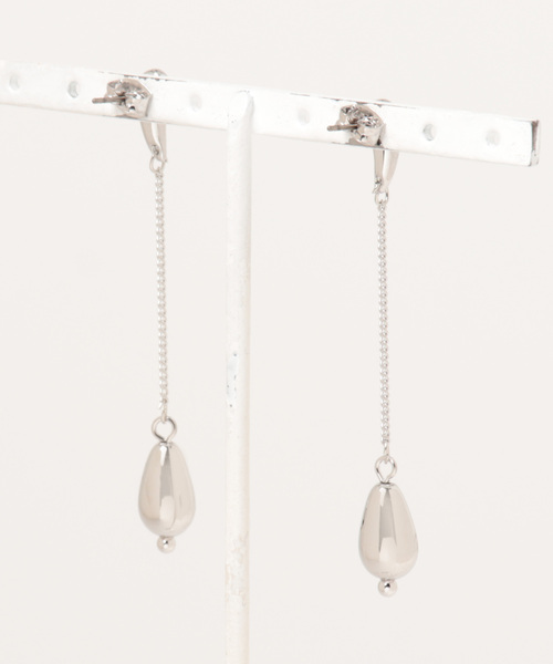 Andemiu（アンデミュウ）の「チェーンドロップピアス197292（ピアス（両耳用）・レディース・イエロー系その他/グレー系その他・FREE）」の10枚目の写真