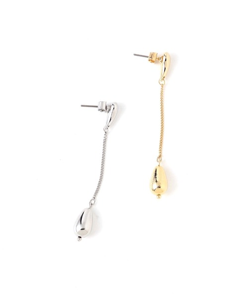 Andemiu（アンデミュウ）の「チェーンドロップピアス197292（ピアス（両耳用）・レディース・イエロー系その他/グレー系その他・FREE）」の6枚目の写真