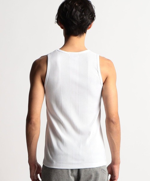 NICOLE CLUB FOR MEN（ニコルクラブフォーメン）の「ロゴプリントタンクトップ（タンクトップ・メンズ・グレー系2/ネイビー/ホワイト系/ホワイト/ブラック・LARGE/MEDIUM）」の11枚目の写真