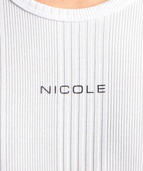 NICOLE CLUB FOR MEN（ニコルクラブフォーメン）の「ロゴプリントタンクトップ（タンクトップ・メンズ・グレー系2/ネイビー/ホワイト系/ホワイト/ブラック・LARGE/MEDIUM）」の16枚目の写真