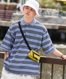 【HECT】Big Multi Border S/S Tee / ビッグシルエットマルチボーダーポロシャツ