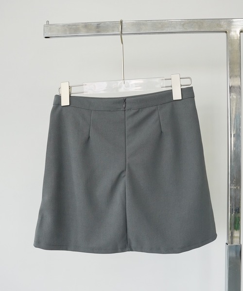 c.u.l（シーユーエル）の「レイヤードスリットミニスカートパンツ culw425（スカート・レディース・ブラック/グレー・L/M/XL）」の18枚目の写真