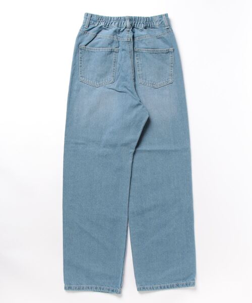 and it_（アンドイット）の「ストレートデニムパンツ（デニムパンツ・レディース・サックスブルー/インディゴブルー・M/L/LL）」の15枚目の写真