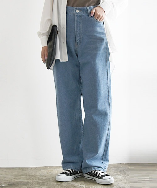and it_（アンドイット）の「ストレートデニムパンツ（デニム