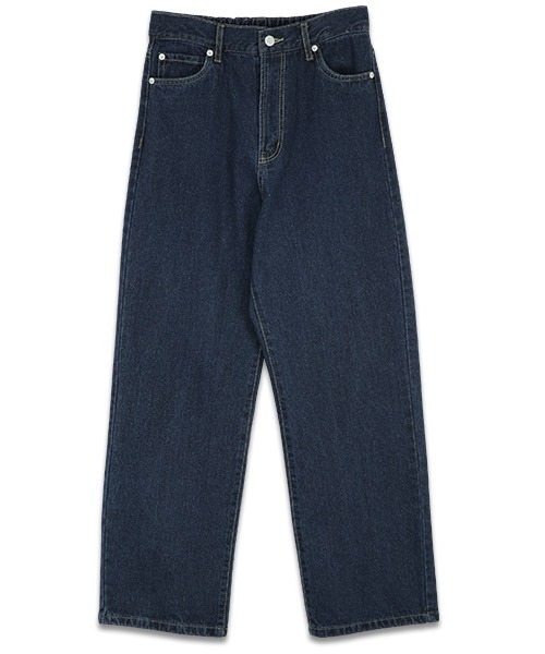 and it_（アンドイット）の「ストレートデニムパンツ（デニムパンツ・レディース・サックスブルー/インディゴブルー・M/L/LL）」の10枚目の写真