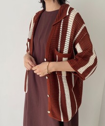 LOWRYS FARM | メッシュポケツキカーディガン　194639(ニット/セーター)