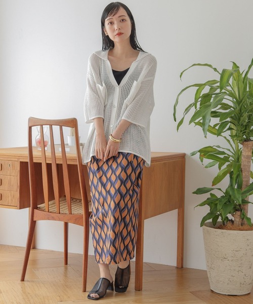 LOWRYS FARM（ローリーズファーム）の「メッシュポケツキカーディガン