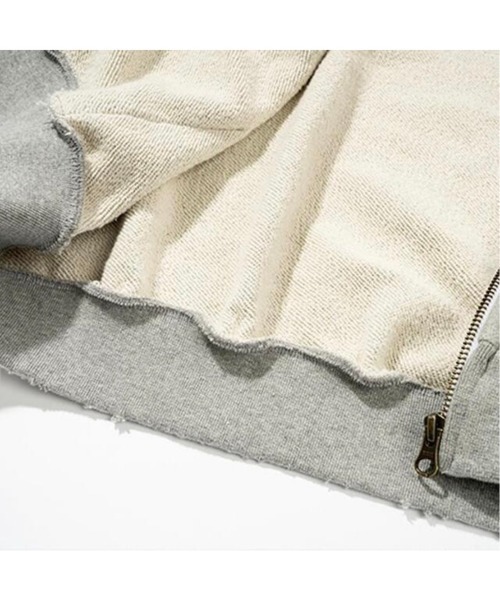 TILLDAWN(ティルダウン)の「【TILLDAWN/ティルドーン】BABY HOOD ZIPUP / ジップパーカー ジップアップ フーディ 羽織(パーカー・メンズ・グレー・ONE SIZE)」の7枚目の写真