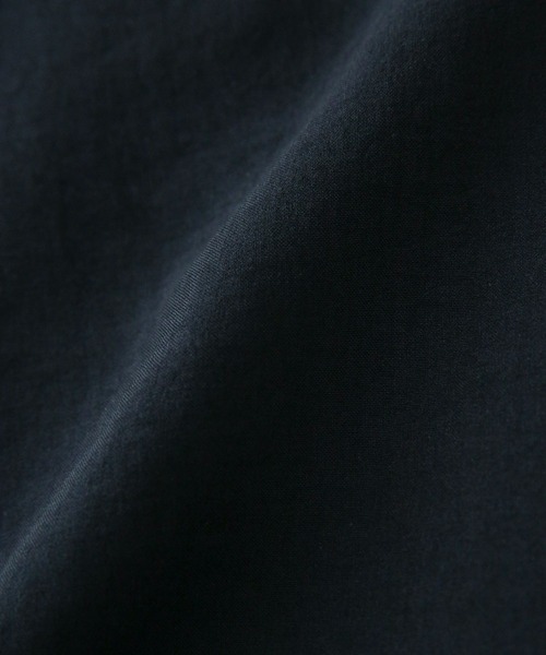 LB.03/メランジドライスタンドシャツブラウス(セットアップ可)