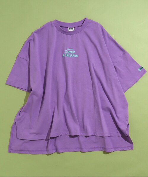 BREEZE by saori（ブリーズバイサオリ）の「WEB限定 バリエーションTシャツ（オトナ）【BREEZE by saori】（Tシャツ/カットソー・レディース・オフホワイト/パープル/ブラック・MEDIUM）」の3枚目の写真