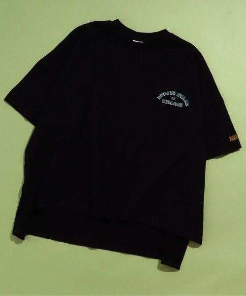 BREEZE by saori（ブリーズバイサオリ）の「WEB限定 バリエーションTシャツ（オトナ）【BREEZE by saori】（Tシャツ/カットソー・レディース・オフホワイト/パープル/ブラック・MEDIUM）」の2枚目の写真