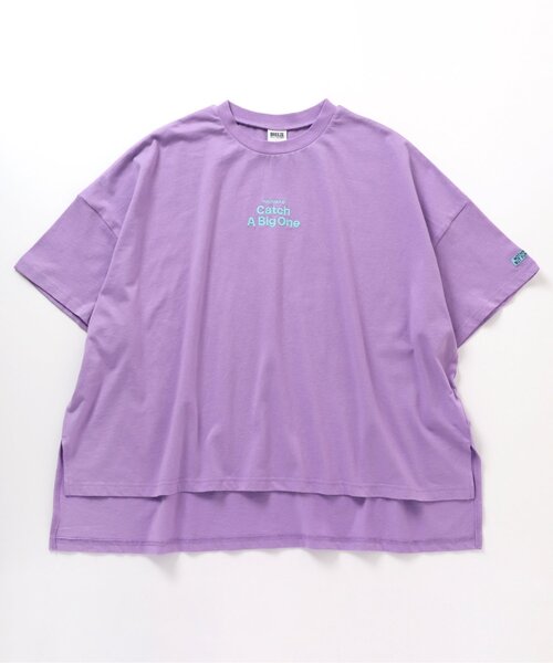 BREEZE by saori（ブリーズバイサオリ）の「WEB限定 バリエーションTシャツ（オトナ）【BREEZE by saori】（Tシャツ/カットソー・レディース・オフホワイト/パープル/ブラック・MEDIUM）」の11枚目の写真