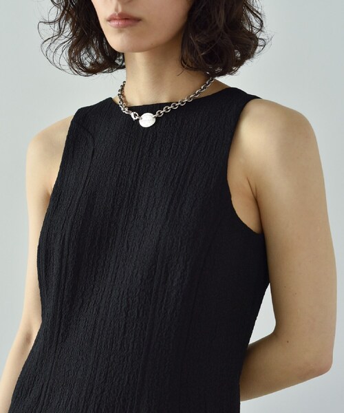 CODE A(コードエー)の「american sleeve onepiece(ワンピース・レディース・ブラック/グリーン・38/36)」の8枚目の写真