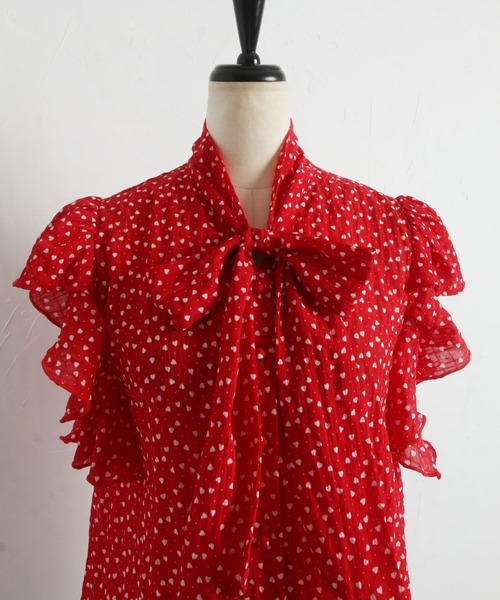 tocco closet（トッコ クローゼット）の「ボウタイリボンハートドット 
