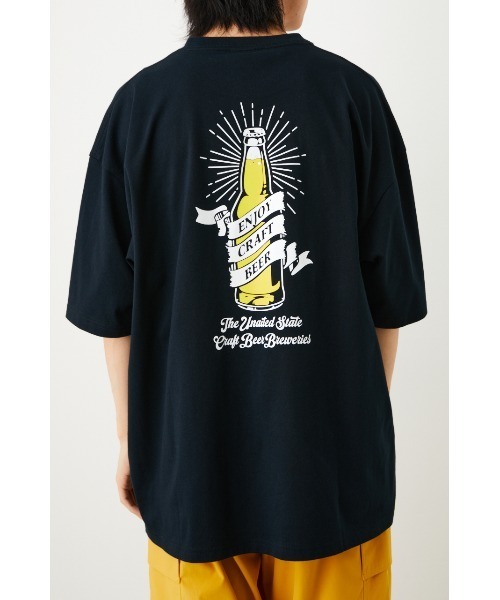 RODEO CROWNS WIDE BOWL(ロデオクラウンズワイドボウル)の「BEER Tシャツ(Tシャツ/カットソー・レディース・ホワイト/ブラック/グリーン・MEDIUM/LARGE)」の3枚目の写真