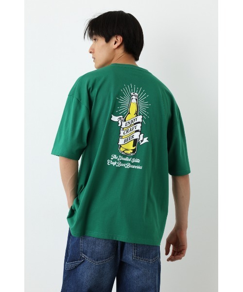 RODEO CROWNS WIDE BOWL(ロデオクラウンズワイドボウル)の「BEER Tシャツ(Tシャツ/カットソー・レディース・ホワイト/ブラック/グリーン・MEDIUM/LARGE)」の18枚目の写真