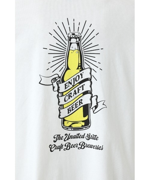 RODEO CROWNS WIDE BOWL(ロデオクラウンズワイドボウル)の「BEER Tシャツ(Tシャツ/カットソー・レディース・ホワイト/ブラック/グリーン・MEDIUM/LARGE)」の19枚目の写真