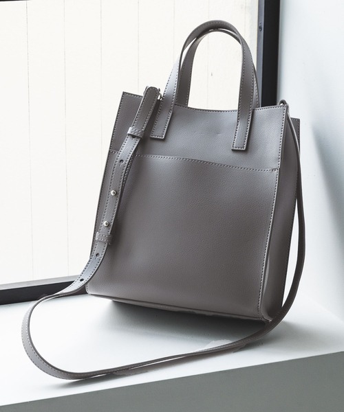 GLOBAL WORK（グローバルワーク）の「スペ軽ダブルベルト2WAYBAG/907006（ショルダーバッグ・レディース・グレー/アイボリー/ブラック/ベージュ・FREE）」の5枚目の写真