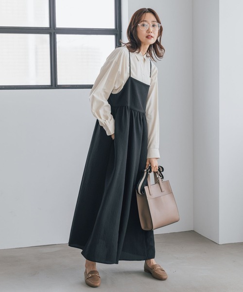 GLOBAL WORK（グローバルワーク）の「スペ軽ダブルベルト2WAYBAG/907006（ショルダーバッグ・レディース・グレー/アイボリー/ブラック/ベージュ・FREE）」の8枚目の写真