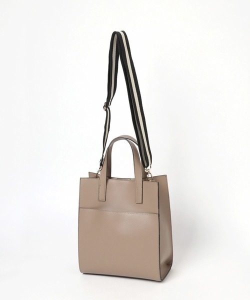 GLOBAL WORK（グローバルワーク）の「スペ軽ダブルベルト2WAYBAG/907006（ショルダーバッグ・レディース・グレー/アイボリー/ブラック/ベージュ・FREE）」の21枚目の写真