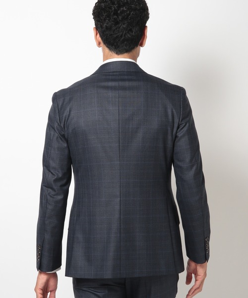 MEN'S BIGI(メンズビギ)の「ブライト杢グレンチェックスーツセットアップ<スリーピース対応>(セットアップ・メンズ・ブラウン/グレー/ネイビー・01/02/03/04)」の18枚目の写真