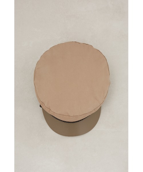 AZUL by moussy（アズールバイマウジー）の「アミコミロープコントラストキャスケット（キャスケット・レディース・ベージュ/ブラック・FREE）」の4枚目の写真