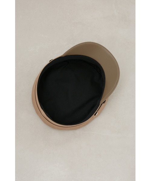 AZUL by moussy（アズールバイマウジー）の「アミコミロープコントラストキャスケット（キャスケット・レディース・ベージュ/ブラック・FREE）」の8枚目の写真