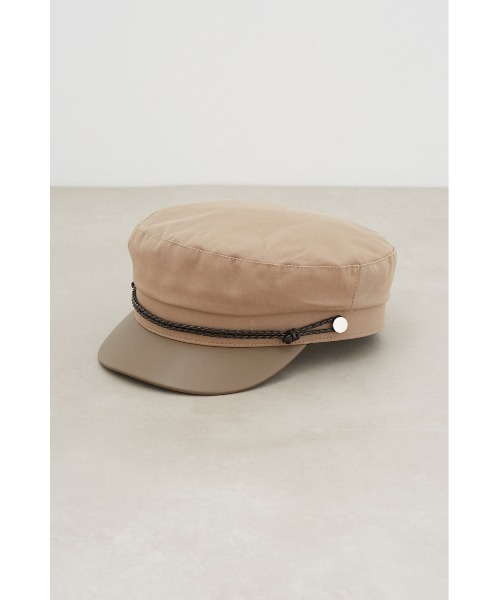 AZUL by moussy（アズールバイマウジー）の「アミコミロープコントラストキャスケット（キャスケット・レディース・ベージュ/ブラック・FREE）」の11枚目の写真