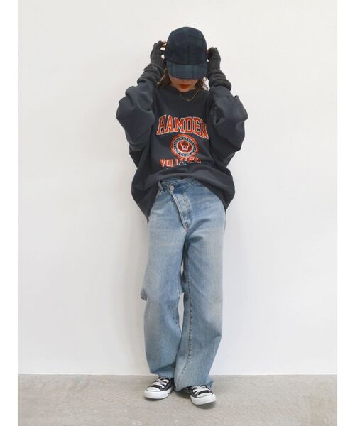 Ungrid（アングリッド）の「起毛チェックキャップ（キャップ・レディース・グレー/グリーン・FREE）」の5枚目の写真