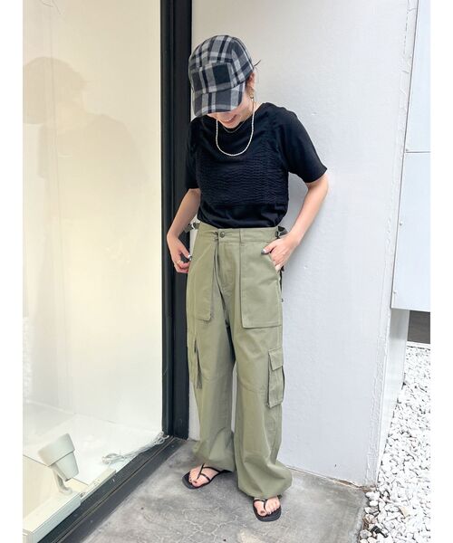 Ungrid（アングリッド）の「起毛チェックキャップ（キャップ・レディース・グレー/グリーン・FREE）」の17枚目の写真