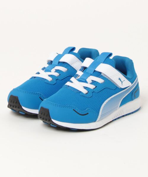 PUMA(プーマ)の「PUMA プーマ キッズ プーマ スピードモンスター V4 スニーカー 17-24cm(スニーカー・キッズ・ブルー/グレー/ブラック×レッド・20.5cm/19.5cm/18.5cm/23.0cm/20.0cm/21.5cm/18.0cm/17.0cm/19.0cm/24.0cm/17.5cm/23.5cm/22.0cm/21.0cm/22.5cm)」の9枚目の写真
