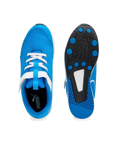 PUMA(プーマ)の「PUMA プーマ キッズ プーマ スピードモンスター V4 スニーカー 17-24cm(スニーカー・キッズ・ブルー/グレー/ブラック×レッド・20.5cm/19.5cm/18.5cm/23.0cm/20.0cm/21.5cm/18.0cm/17.0cm/19.0cm/24.0cm/17.5cm/23.5cm/22.0cm/21.0cm/22.5cm)」の6枚目の写真