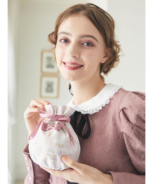 みる様ꔛ‬ෆメゾンドクチュール♡エコバッグ巾着タイプ♡ Maison de FLEUR（メゾンドフルール）の「いちご巾着（エコ