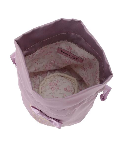 Maison de FLEUR（メゾンドフルール）の「リボンサテン巾着