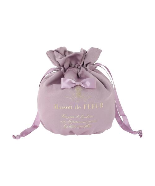 みる様ꔛ‬ෆメゾンドクチュール♡エコバッグ巾着タイプ♡ Maison de FLEUR（メゾンドフルール）の「レース巾着（エコ