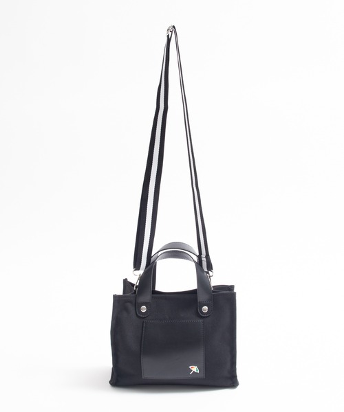 Arnold Palmer(アーノルドパーマー)の「2WAY シェア コンパクト トート(トートバッグ・レディース・アイボリー/ブラック・F)」の3枚目の写真