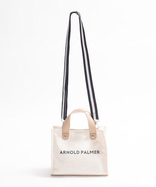 Arnold Palmer(アーノルドパーマー)の「2WAY シェア コンパクト トート(トートバッグ・レディース・アイボリー/ブラック・F)」の12枚目の写真